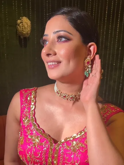 A happy, smiling shot that shows off the beautiful, radiant makeup. My goal is always to make my clients feel this joyful.