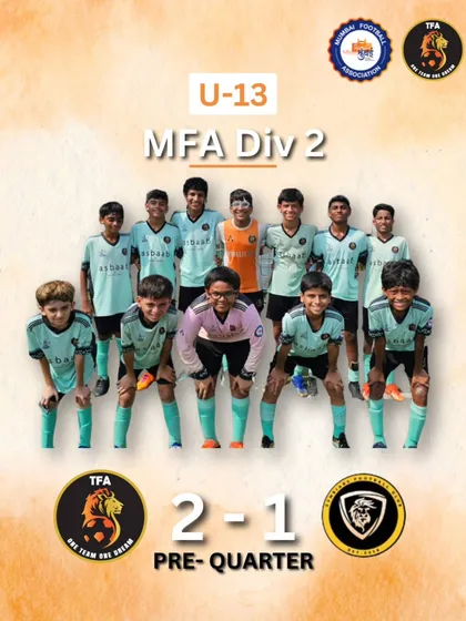 Advancing to the quarterfinals. Our U13 team after a 2-1 pre-quarterfinal win in the MFA YPL.