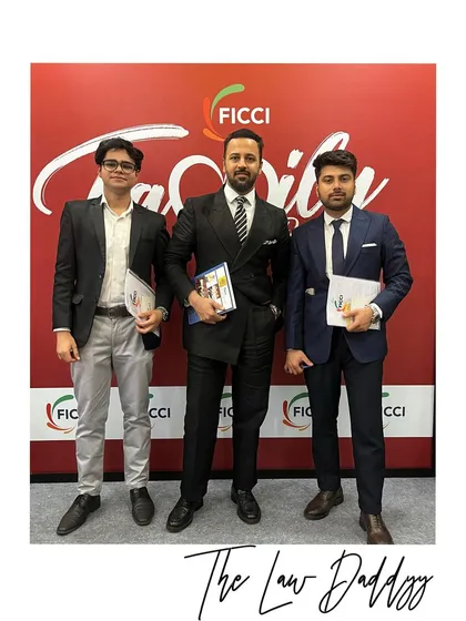 With my team at a FICCI legal conference on Intellectual Property Rights. Continuous learning and staying updated on emerging areas of law is something I instill in my mentees.