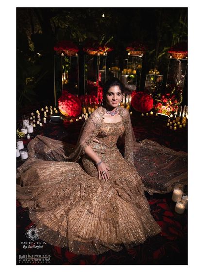 Geethanjali Venkatesh - Special Occasion Makeup Regal Reception & Sangeet Glam photo 53