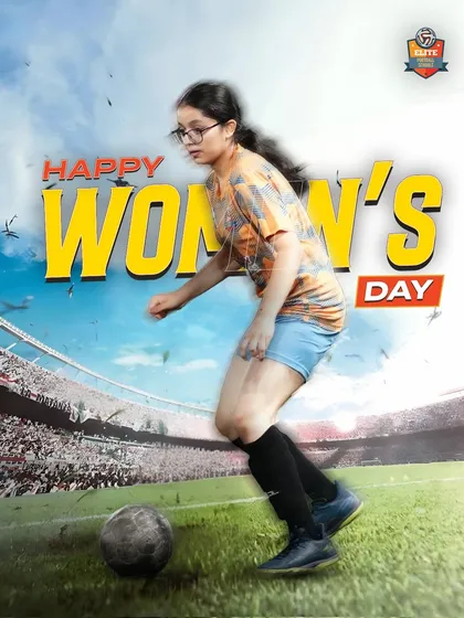 We champion the women's game every day. This graphic represents our commitment to pushing boundaries and creating more opportunities for female footballers.