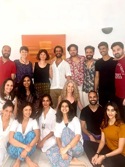 The happy group at the completion of our Thai Yoga Massage and Bodywork course. It was a beautiful exchange of energy as we learned the art of healing touch.