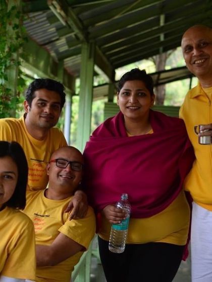 A group of smiling faces from a past TTC. These are the people who become your tribe.