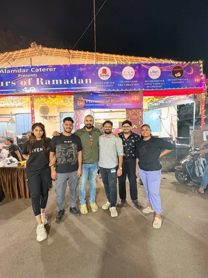 A group of friends posing for a photo. We are glad you had a good time.