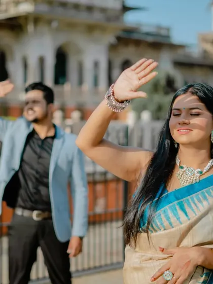 A playful, candid moment in the sun. These unposed, happy shots are just as important as the epic ones, showing the fun and relaxed side of your relationship.