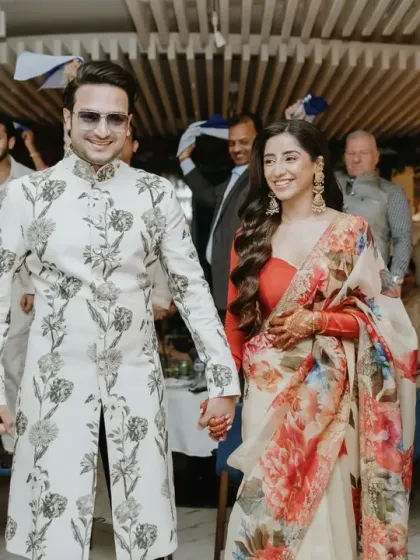 An Opa-themed welcome brunch to kick off a destination wedding in Bahrain. I incorporated Greek traditions like plate smashing and live dancers to create a vibrant and interactive cultural experience.