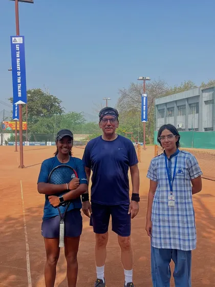 Eshanya Khattar earning her first International Tennis Federation (ITF) ranking points, a huge step towards her international career.