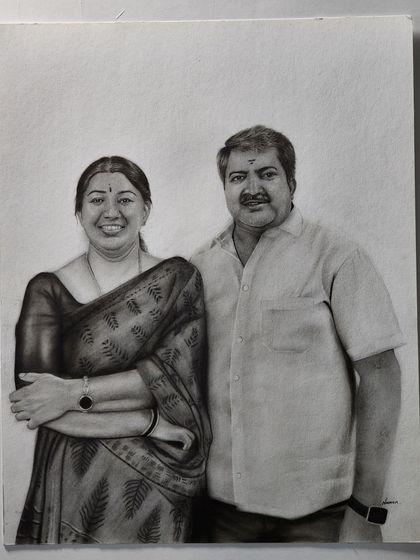 A duplicate of image 108, showing a classic portrait of a smiling couple.