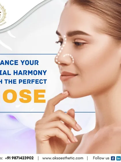 The nose is the central feature of the face. By creating a nose that is in harmony with your other features, we can enhance your entire facial structure.