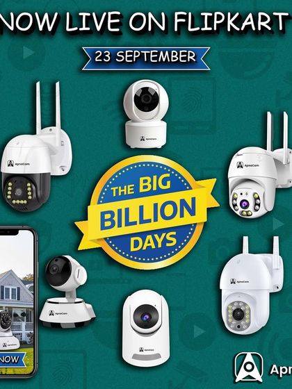 We're live on Flipkart for The Big Billion Days sale. It's a great time to get our best-selling cameras at a special price.