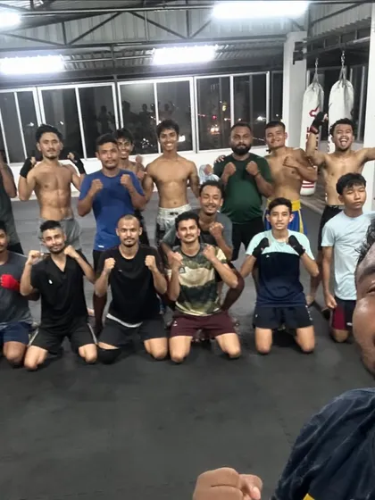 A team selfie after a great striking seminar. It's always a proud moment to see everyone so engaged and eager to learn.