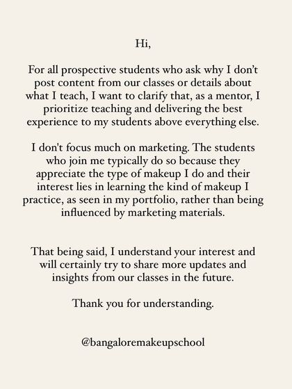 Geethanjali Venkatesh - Professional Makeup Courses My Journey & Teaching Philosophy photo 7