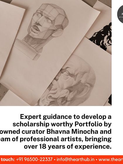 With over 18 years of experience, my team and I offer expert guidance to develop a scholarship-worthy portfolio. The quality of our students' foundational work, like these sketches, speaks for itself.