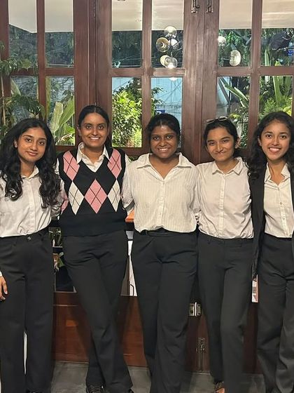 A group photo with our bright and productive June and July interns during a team outing.