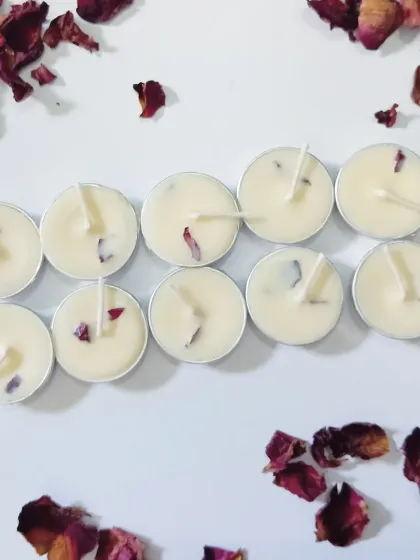 Hand-Poured Soy Tealights photo 3