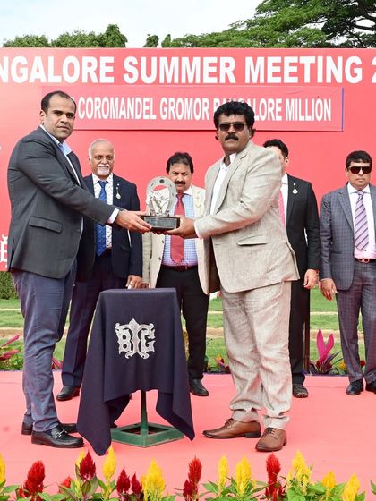 The Coromandel Gromor Bangalore Million trophy presentation. Our events are an effective platform for B2B brands to enhance their corporate profile and entertain key clients.