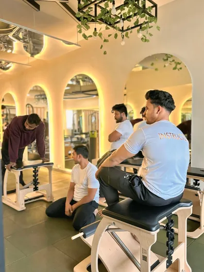 Our instructors are always learning and evolving their techniques. Here, our team of trainers participates in a workshop to ensure they are bringing the very best and most effective methods to your workouts.