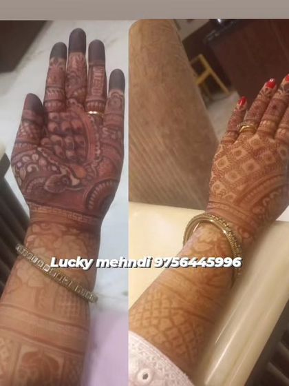 Lucky Mehndi Artist - Bridal Mehndi Engagement & Lighter Styles photo 22