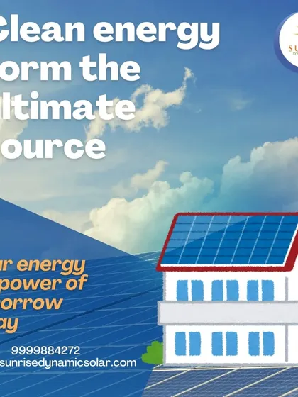 Clean energy comes from the ultimate source: the sun. Solar power is the energy of tomorrow, and you can start using it today.