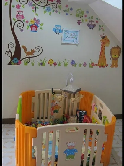 Create a safe and contained space for your little one with a Haenim Playpen. It's perfect for keeping babies and toddlers secure while they play, giving you peace of mind.