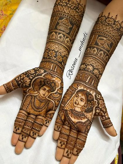 Sonu - Bridal & Wedding Mehndi Portrait & Storytelling Mehndi photo 11