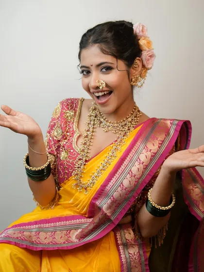 A fun and expressive shot, her personality shining through.