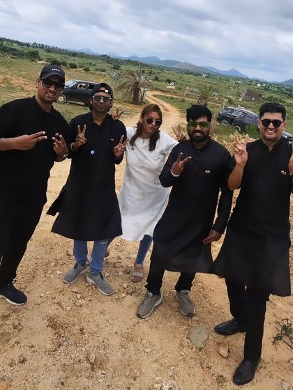 Another fun shot of the band after wrapping up our Independence Day gig. The vibe was incredible.