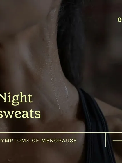 Night sweats can disrupt sleep and are another common symptom. I provide nutritional strategies to help manage them.