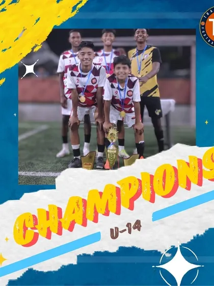 My U-14 champions celebrating their tournament win. Every age group at my academy is trained to compete at the highest level and bring home titles.
