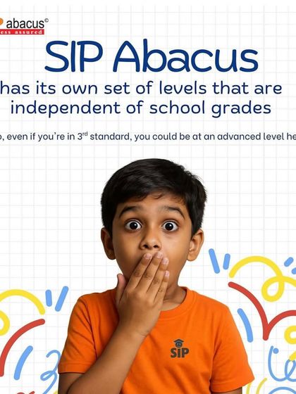 Did you know that our levels are independent of school grades? A child in 3rd standard could be at an advanced level here, moving at their own pace.