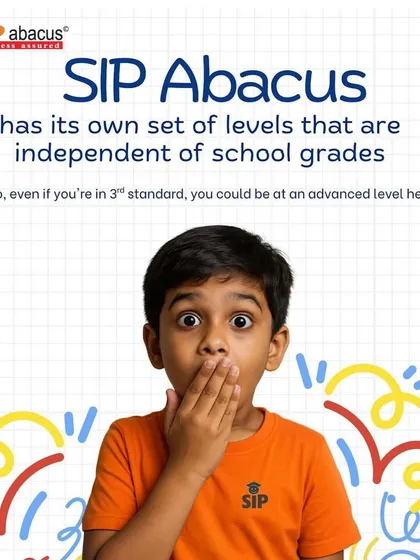 Did you know that our levels are independent of school grades? A child in 3rd standard could be at an advanced level here, moving at their own pace.