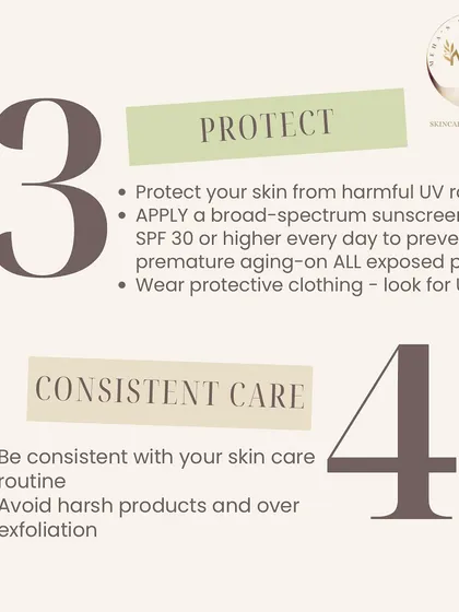 The next steps are protection and consistency. Protect your skin with a broad-spectrum sunscreen every single day and be consistent with a gentle, non-irritating skincare routine.