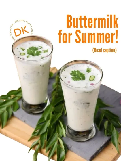 Buttermilk, or chaas, is the ultimate summer cooler. It's packed with probiotics for gut health and is incredibly easy to make at home. Here is my simple recipe for mint buttermilk.