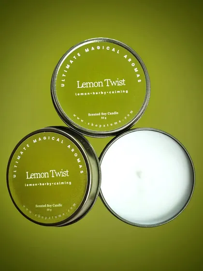 Another look at the 'Lemon Twist' Mini Metal Charm. Its bright and calming fragrance is perfect for a little pick-me-up.