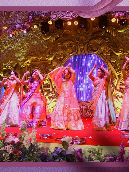 A beautiful group performance by the ladies of the family. We work with all family members to create elegant and synchronized dances that look stunning on stage.