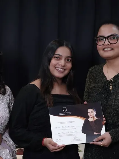 A proud moment awarding a certificate for the completion of our private Glass Skin seminar. My goal is to empower every student with skills that make a real difference in their careers.