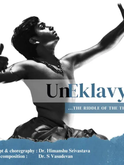 Presenting "Un-Eklavya," a production that re-examines the story of the tribal warrior from the Mahabharata. Through this piece, I question our modern battles and the sacrifices we choose to make, exploring the idea of a spirit that lives beyond physical limitations.