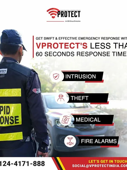 Our protection goes beyond break-ins. We provide a swift and effective emergency response for a range of critical situations, including intrusion, theft, medical emergencies, and fire alarms. With a response time of less than 60 seconds to any alert, we are your shield against all threats.