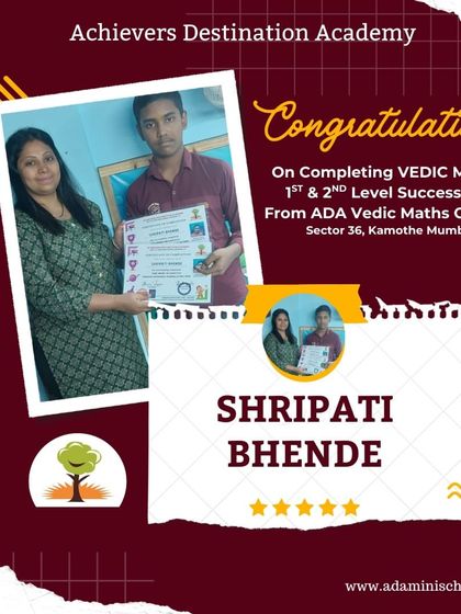 Achievers Destination Academy - Mental Math & Speed Calculation Vedic Maths Magic photo 12