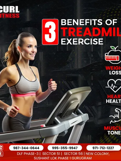 Running on a treadmill is great for weight loss, heart health, and muscle tone. It's a reliable tool for your fitness journey.