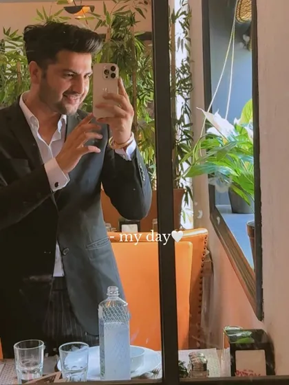 A quick selfie during a break. Even on a busy day, it's important to find moments of positivity.