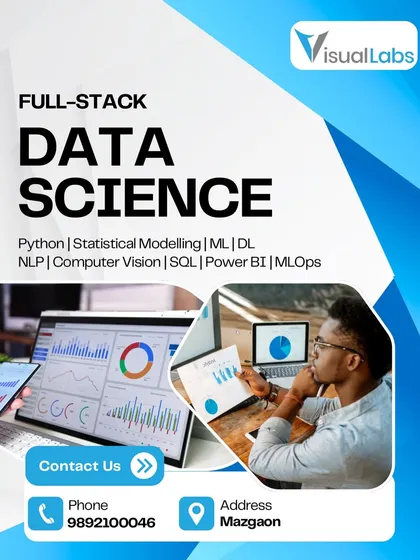 Our Full Stack Data Science program is designed to make you an expert. You will master Python, Machine Learning, Deep Learning, SQL, and Power BI through practical, hands on projects. This is the complete package for a career in data.