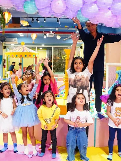 The whole party group joins in for a dance, led by our enthusiastic staff. We make sure everyone is included in the fun.