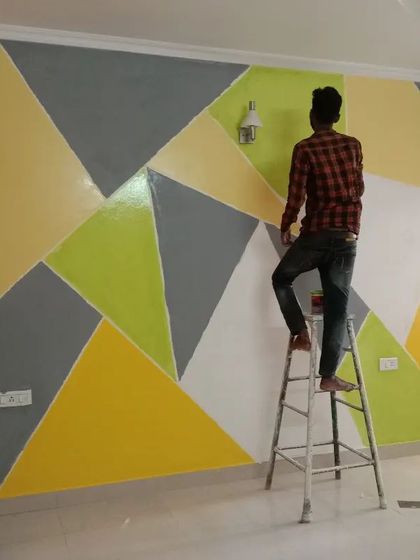 Pure Painters - Decorative Painting & Wall Finishes Geometric Accent Walls photo 9