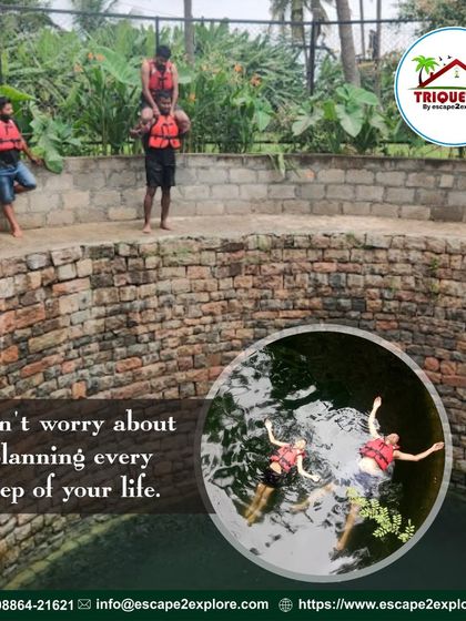 Don't worry about planning every step. Just come and enjoy the moment, whether you're jumping in or floating peacefully in our well.