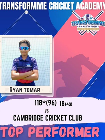 Transform Cricket Academy - Advanced Competitive Cricket Training The Record Breakers: Individual Player Achievements photo 22