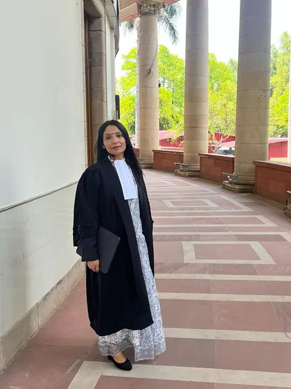 Practicing before the Supreme Court of India is a responsibility I hold with the utmost seriousness. This image captures a moment of readiness, reflecting my commitment to representing my clients at the highest level of the Indian judicial system.