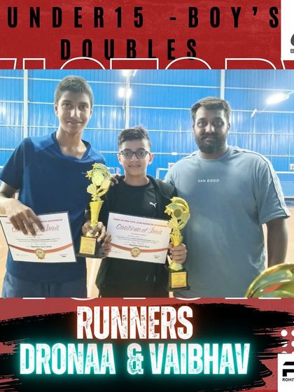 Rohit Badminton Academy - High Performance Badminton Training Our Champions: A Legacy of Wins photo 9