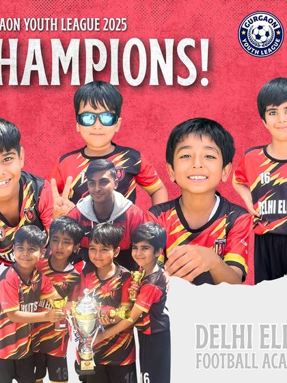 Champions! Our youngest U-7 squad conquered the Gurgaon Youth League 2025, bringing home the Silver Cup.