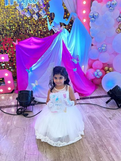 Smiles that keep us going! This little princess at her Cinderella-themed party is what it's all about. We love providing an experience to explore and create.